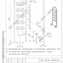 Чертеж детского багги «Рекорд»